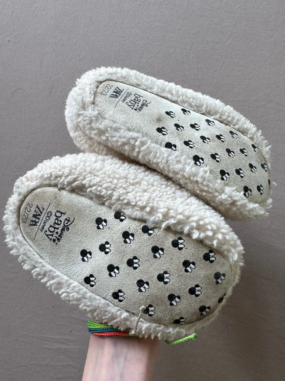 Zara X Disney Baby Minnie Mouse Fluffy Home Slippers